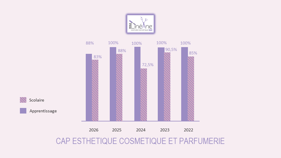 Diagramme Reussite Exam CAP Esthetique2026